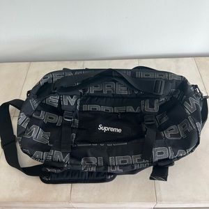 Used Supreme Duffel Bag Travel Bag Cordura FW21 2021 Collection